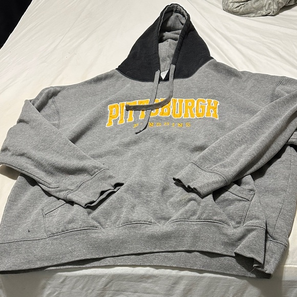 Pittsburgh Gray and Black Hoodie with Yellow Accents - Picture 1 of 1